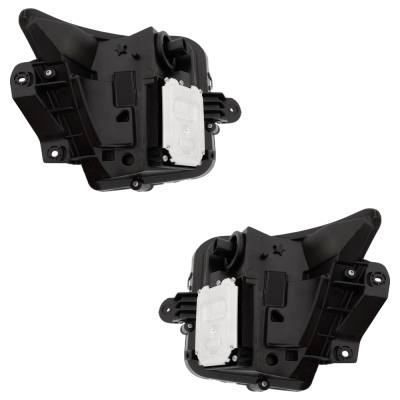 Rareelectrical - Pair Of Driving Light Compatible With Cadillac Xts Luxury 2018-2019 Gm2562116 Gm2563116 84628079 - Image 3