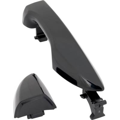 Rareelectrical - Front Passenger Side Exterior Door Handle Compatible With 2014-2019 Toyota Corolla Smooth Black - Image 3