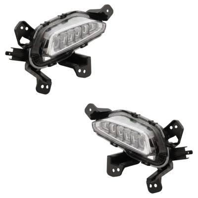 Rareelectrical - New Pair Of Driving Light Compatible With Hyundai Elantra Gt Luxury 4 Cyl 2.0L Elantra Gt Sport - Image 2
