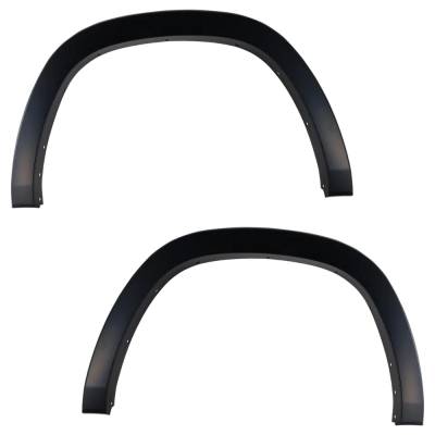 Rareelectrical - New Rear Left And Rear Right Fender Trim Compatible With Ram 1500 Limited 6 Cyl 3.0L 1500 Laramie 6 - Image 2