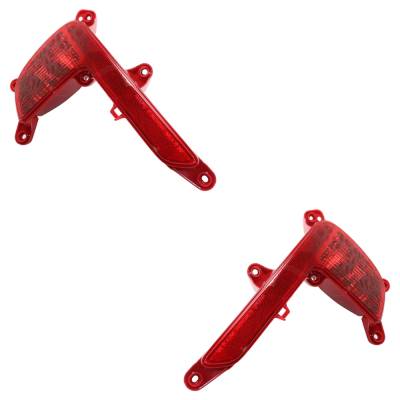 Rareelectrical - New Rear Left And Rear Right Bumper Reflector Compatible With Kia Rio Ex 4 Cyl 1.6L Rio Sx 4 Cyl - Image 3