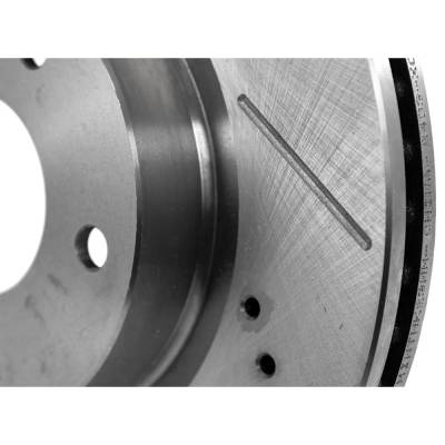 Rareelectrical - New Cross-Drilled And Slotted Brake Disc Compatible With Mazda Cx-3 Sport 4 Cyl 2.0L 3 Touring 4 Cyl - Image 8