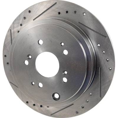 Rareelectrical - New Solid Brake Disc Compatible With Acura Honda Mdx Touring 6 Cyl 3.5L Pilot Lx 6 Cyl 3.5L Pilot - Image 1