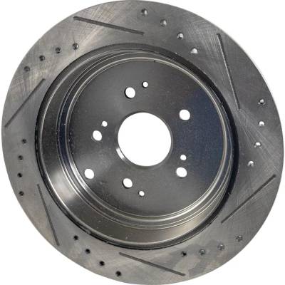 Rareelectrical - New Solid Brake Disc Compatible With Acura Honda Mdx Touring 6 Cyl 3.5L Pilot Lx 6 Cyl 3.5L Pilot - Image 3