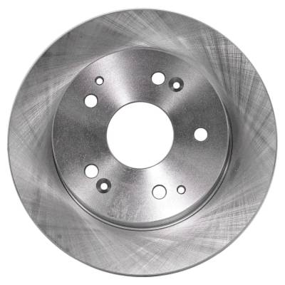Rareelectrical - New Solid Brake Disc Compatible With Acura Honda Accord Ex 6 Cyl 3.0L Civic Si 4 Cyl 1.7L Civic Si 4 - Image 2