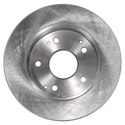 Rareelectrical - New Solid Brake Disc Compatible With Acura Honda Accord Ex 6 Cyl 3.0L Civic Si 4 Cyl 1.7L Civic Si 4 - Image 3