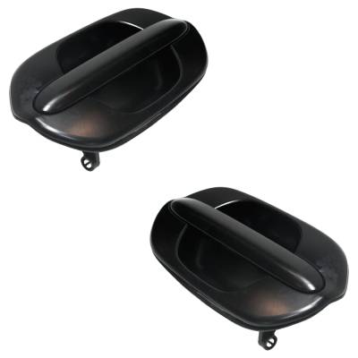 Rareelectrical - Set Of 2 Rear Exterior Door Handle Compatible With 1999-2004 Honda Odyssey Primed Paintable Without - Image 3
