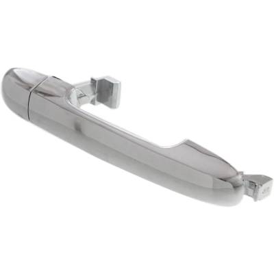 Rareelectrical - Left Front Or Rear Exterior Door Handle Compatible With 2007-2012 Hyundai Elantra Chrome Without Key - Image 2