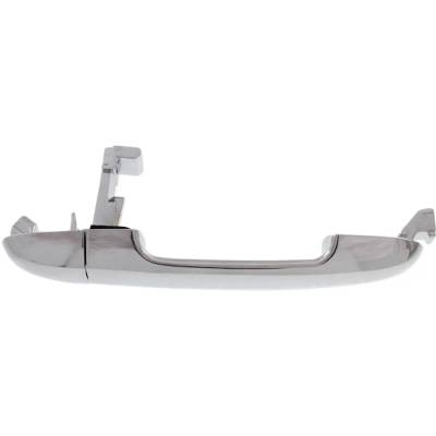 Rareelectrical - Left Front Or Rear Exterior Door Handle Compatible With 2007-2012 Hyundai Elantra Chrome Without Key - Image 4