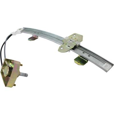 Rareelectrical - New Left Front Hand-Crank Window Regulator Compatible With Honda Civic Value Package 4 Cyl 1.6L Hx 4 - Image 2