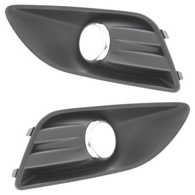 Rareelectrical - New Front Left And Front Right Fog Light Trim Compatible With Ford C-Max Hybrid Sel C-Max Hybrid Se - Image 1