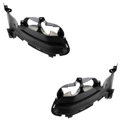 Rareelectrical - New Front Left And Front Right Fog Light Cover Compatible With Ford Mustang Gt Premium Mustang - Image 2