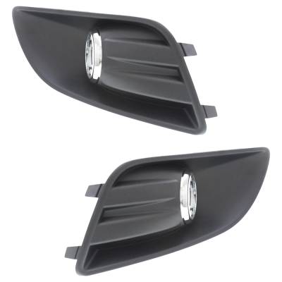 Rareelectrical - New Front Left And Front Right Fog Light Trim Compatible With Ford C-Max Hybrid Se C-Max Hybrid Sel - Image 2
