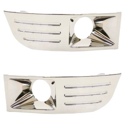 Rareelectrical - New Front Left And Front Right Fog Light Trim Compatible With Ford Flex Sel Flex Limited 2009-2012 - Image 1