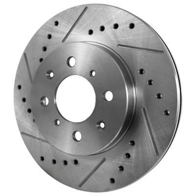 Rareelectrical - New Vented Brake Disc Compatible With Acura Honda Civic Hx 4 Cyl 1.7L El Base 4 Cyl 1.6L Civic Dx 4 - Image 1