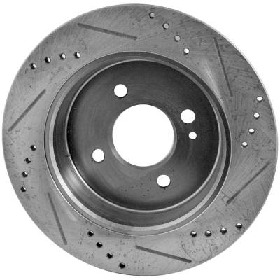 Rareelectrical - New Solid Brake Disc Compatible With Hyundai Kia Accent Sel 4 Cyl 1.6L Accent Value Edition 4 Cyl - Image 2