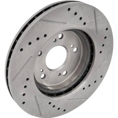 Rareelectrical - New Vented Brake Disc Compatible With Acura Honda Accord Crosstour Ex 6 Cyl 3.5L Cr-V Lx 4 Cyl 2.4L - Image 2