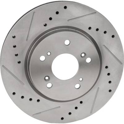 Rareelectrical - New Vented Brake Disc Compatible With Acura Honda Accord Crosstour Ex 6 Cyl 3.5L Cr-V Lx 4 Cyl 2.4L - Image 3