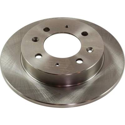 Rareelectrical - New Solid Brake Disc Compatible With Kia Spectra5 Base 4 Cyl 2.0L Spectra Gsx 4 Cyl 1.8L Spectra5 Sx - Image 1