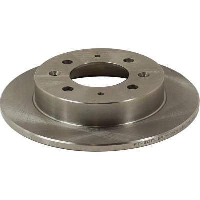 Rareelectrical - New Solid Brake Disc Compatible With Kia Spectra5 Base 4 Cyl 2.0L Spectra Gsx 4 Cyl 1.8L Spectra5 Sx - Image 5