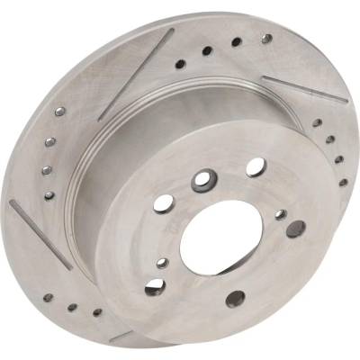 Rareelectrical - New Solid Brake Disc Compatible With Lexus Toyota Camry Hybrid 4 Cyl 2.4L Avalon Base 6 Cyl 3.5L - Image 1