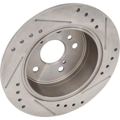 Rareelectrical - New Solid Brake Disc Compatible With Lexus Toyota Camry Hybrid 4 Cyl 2.4L Avalon Base 6 Cyl 3.5L - Image 2