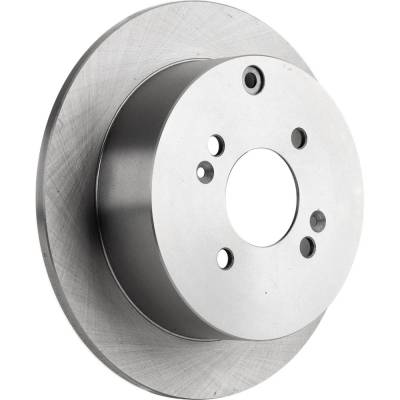 Rareelectrical - New Solid Brake Disc Compatible With Hyundai Kia Accent Se 4 Cyl 1.6L Rio5 Sx 4 Cyl 1.6L Accent Gls - Image 2