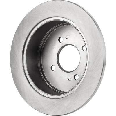 Rareelectrical - New Solid Brake Disc Compatible With Hyundai Kia Accent Se 4 Cyl 1.6L Rio5 Sx 4 Cyl 1.6L Accent Gls - Image 4