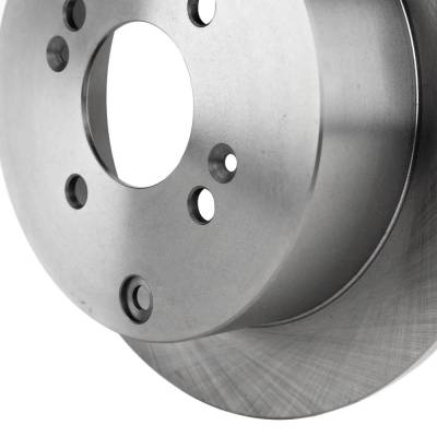 Rareelectrical - New Solid Brake Disc Compatible With Hyundai Kia Accent Se 4 Cyl 1.6L Rio5 Sx 4 Cyl 1.6L Accent Gls - Image 8