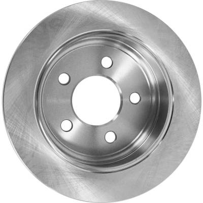 Rareelectrical - New Solid Brake Disc Compatible With Jeep Wrangler Se 4 Cyl 2.4L Liberty Rocky Mountain Edition 6 - Image 3