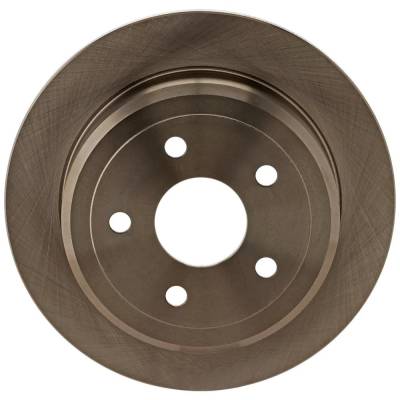 Rareelectrical - New Solid Brake Disc Compatible With Jeep Wrangler Jk Unlimited Sport S 6 Cyl 3.6L Wrangler Sahara 6 - Image 1