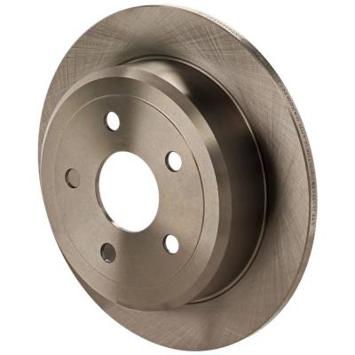Rareelectrical - New Solid Brake Disc Compatible With Jeep Wrangler Jk Unlimited Sport S 6 Cyl 3.6L Wrangler Sahara 6 - Image 2