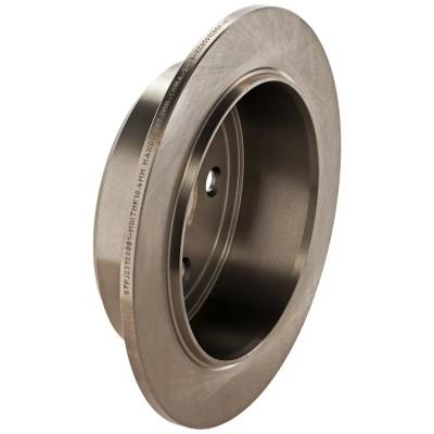 Rareelectrical - New Solid Brake Disc Compatible With Jeep Wrangler Jk Unlimited Sport S 6 Cyl 3.6L Wrangler Sahara 6 - Image 4