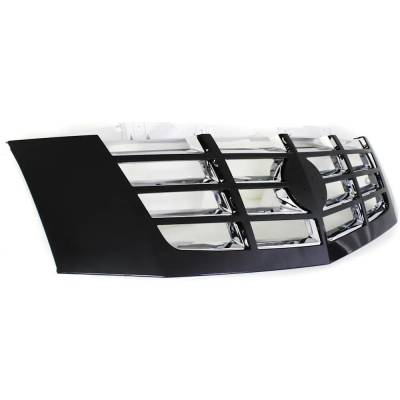 Rareelectrical - New Chrome Insert Grille Assembly Compatible With Cadillac Escalade Ext Base 8 Cyl 6.2L Escalade Esv - Image 3