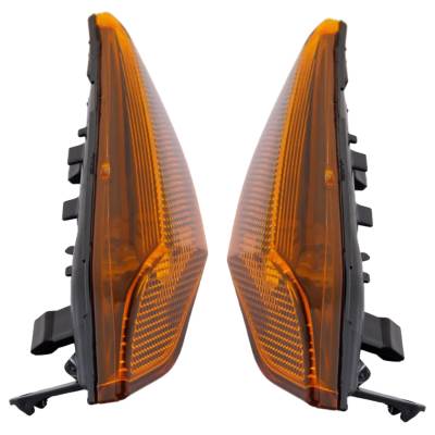 Rareelectrical - New Front Left And Front Right Side Marker Compatible With Porsche Cayenne S 8 Cyl 4.8L Cayenne - Image 3