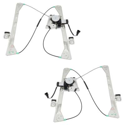 Rareelectrical - New Rear Left And Rear Right Window Regulator Compatible With Buick Pontiac Rendezvous Cxl Plus 6 - Image 1
