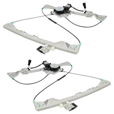 Rareelectrical - New Rear Left And Rear Right Window Regulator Compatible With Buick Pontiac Rendezvous Cxl Plus 6 - Image 2