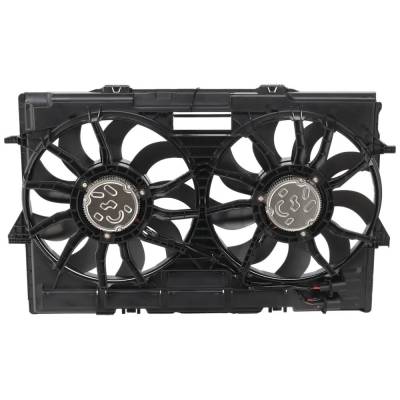 Rareelectrical - New Dual Cooling Fan Assembly Compatible With Porsche Macan S 6 Cyl 3.0L Macan Base 4 Cyl 2.0L Macan - Image 2