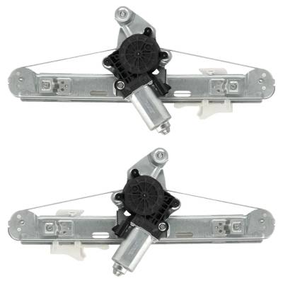Rareelectrical - New Rear Left And Rear Right Window Regulator Compatible With Chevrolet Malibu Classic Lt 6 Cyl 3.5L - Image 1