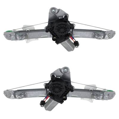 Rareelectrical - New Rear Left And Rear Right Window Regulator Compatible With Chevrolet Malibu Classic Lt 6 Cyl 3.5L - Image 3