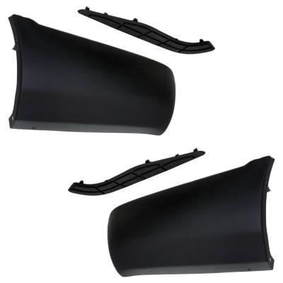 Rareelectrical - New Pair Of Quarter Panel Extension Compatible With Chevrolet Gmc S10 Ls 6 Cyl 4.3L Sonoma Sle 4 Cyl - Image 4