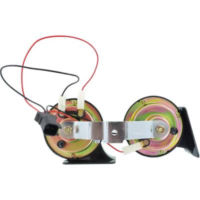 New High/Low Horn Compatible With Chevrolet Avalanche Ltz 8 Cyl 5.3L Silverado 1500 Wt 6 Cyl 4.3L