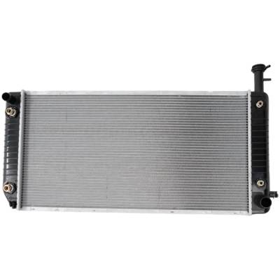 Rareelectrical - New Aluminum Radiator Compatible With Chevrolet Gmc Express 2500 Ls 8 Cyl 4.8L Savana 2500 Sl 8 Cyl - Image 2