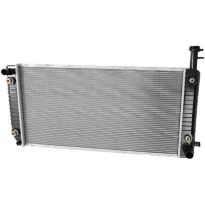Rareelectrical - New Aluminum Radiator Compatible With Chevrolet Gmc Savana 3500 Lt 8 Cyl 4.8L Savana 2500 Sl 8 Cyl - Image 1