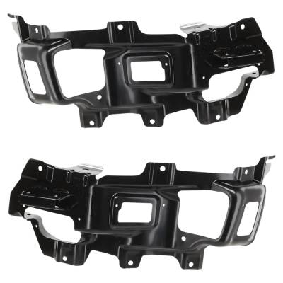 Rareelectrical - New Front Left And Front Right Bumper Bracket Compatible With Gmc Sierra 1500 Slt 8 Cyl 5.3L Sierra - Image 2