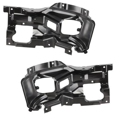 Rareelectrical - New Front Left And Front Right Bumper Bracket Compatible With Gmc Sierra 3500 Hd Slt 8 Cyl 6.6L - Image 6