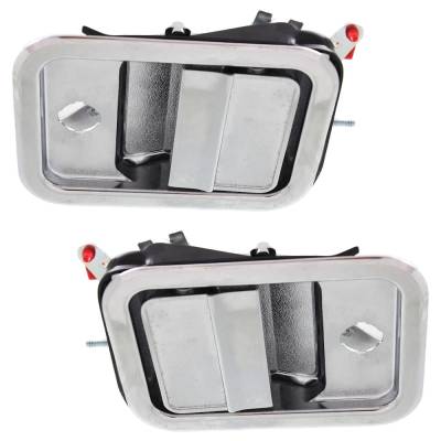 Rareelectrical - Front Left And Right Exterior Door Handle Compatible With 1991-2009 Freightliner Fl112 Freightliner - Image 4