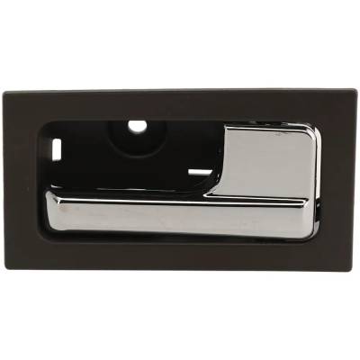 Front Or Rear Passenger Side Interior Door Handle Compatible With 2009-2014 Ford F-150 Gray Bezel