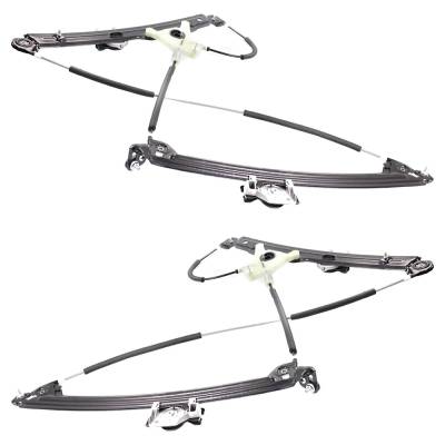 Rareelectrical - New Front Left And Front Right Window Regulator Compatible With Bmw 535I Gt Xdrive Base 550I Gt - Image 2