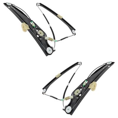 Rareelectrical - New Front Left And Front Right Window Regulator Compatible With Bmw 760I Base 12 Cyl 6.0L 760Li Base - Image 3